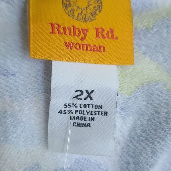 PLUS SIZE RUBY RD WOMAN'S   TOP. - Picture 8 of 10